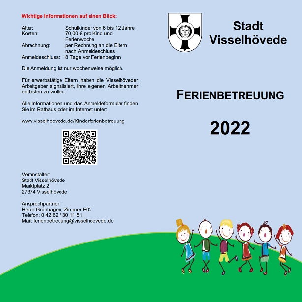 20220304 Fereinbetreuung_Flyer_2022_1.png © Stadt Visselhövede