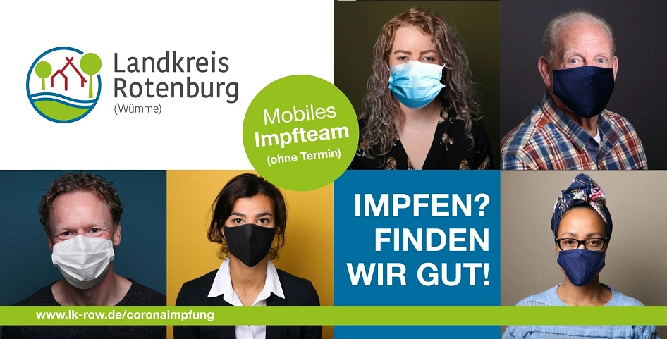 Banner Mobiles Impfteam © Landkreis Rotenburg (Wümme)