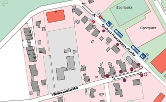 Einbahnstraße Primar Campus